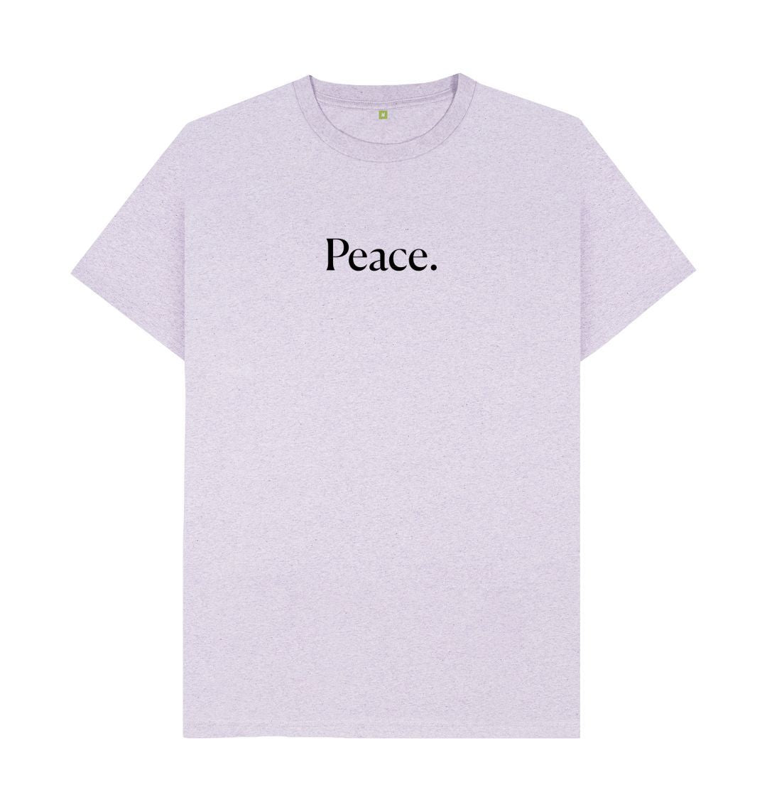 Purple Peace | Organic, Recycled  T-Shirt | Gender Neutral