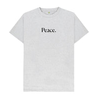 Grey Peace | Organic, Recycled  T-Shirt | Gender Neutral