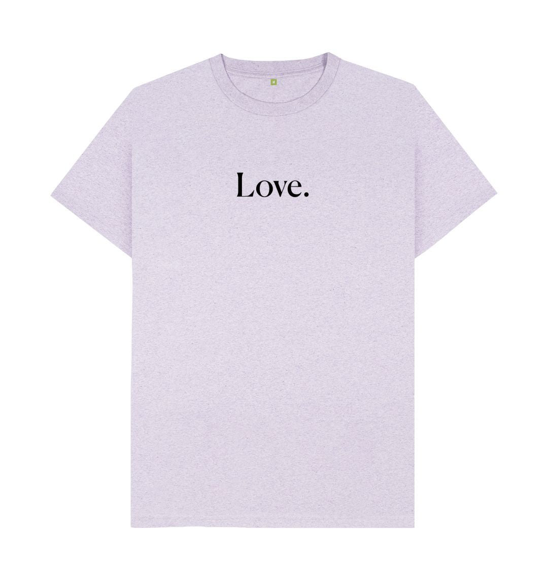 Purple Love | Organic, Recycled  T-Shirt | Gender Neutral