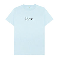 Light Blue Love | Organic, Recycled  T-Shirt | Gender Neutral
