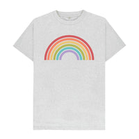 Grey Recycled Rainbow | Organic, Recycled  T-Shirt | Gender Neutral