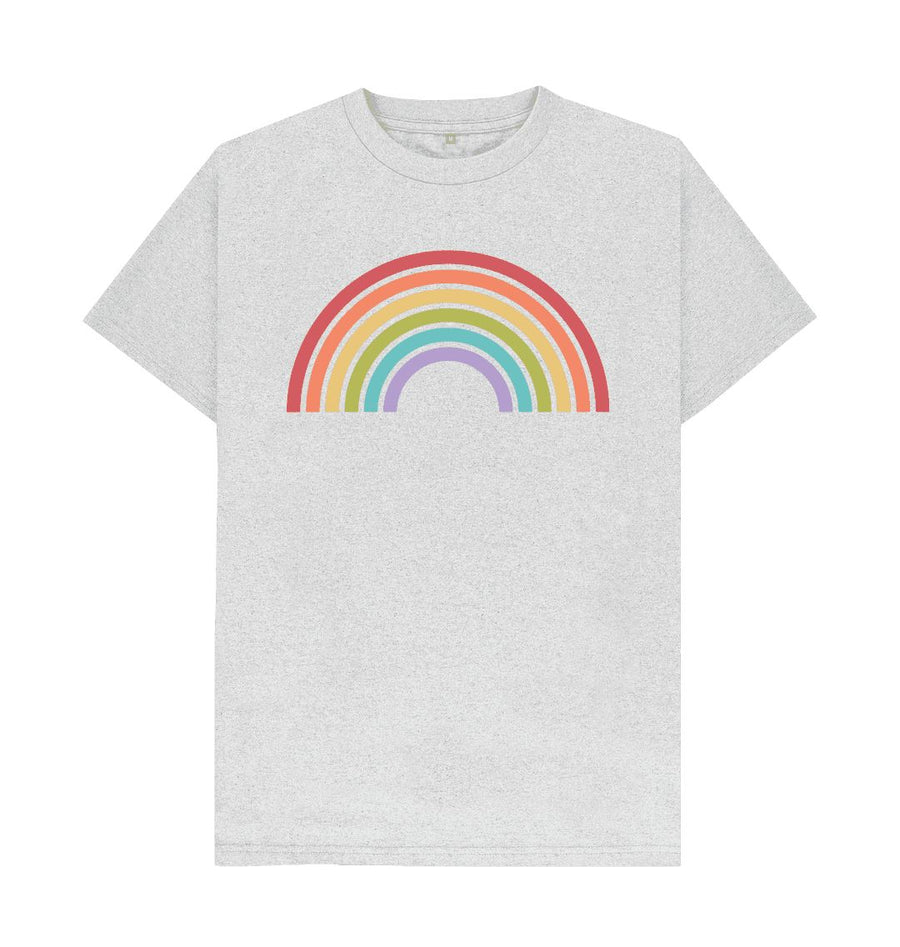 Grey Recycled Rainbow | Organic, Recycled  T-Shirt | Gender Neutral
