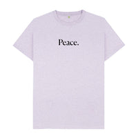 Purple Peace | Organic, Recycled  T-Shirt | Gender Neutral