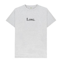 Grey Love | Organic, Recycled  T-Shirt | Gender Neutral
